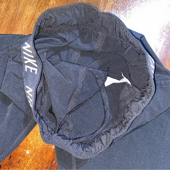 NIKE Sz S Womens Tracksuit Bottoms Black Tapered Loose Fit Mid Rise Track Pants - Picture 4 of 14